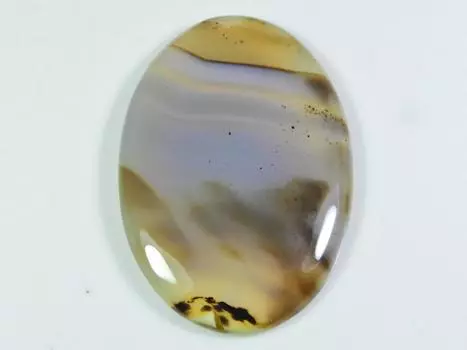 68Cts. Натуральный камень агат Монтана овальный кабошон россыпью драгоценный камень 32X47X05 мм ET-352