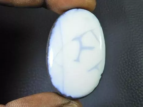 68Cts. Натуральный перуанский голубой опал овальный кристалл кабошон россыпью драгоценный камень 26X36MM SK-2485