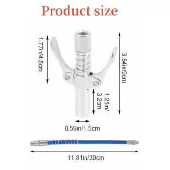 690 бар смазочный пистолет муфта масляный насос быстросъемный смазочный инжектор смазочный пистолет смазочный пистолет инструмент для ремонта автомобиля синий