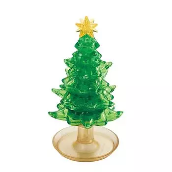 69 элементов кристального пазла кристальное дерево зеленое