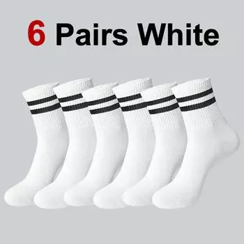 6/10/20 пар Мужские Женские Полосатые Носки Модные Цветные Мягкие Удобные Впитывающие Пот Дышащие Любители Спортивного Стиль Повседневные Носки One Size