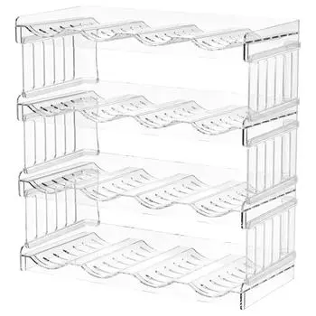 6/10 держателей для бутылок Винная стойка Кухонная полка для бутылок с водой Полка для хранения красного вина Полка для хранения чашек Кладовая Барная стойка-органайзер Подставка