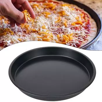 6-10-дюймовый противень для пиццы из углеродистой стали, поднос для чипсов, противень для приготовления пищи A