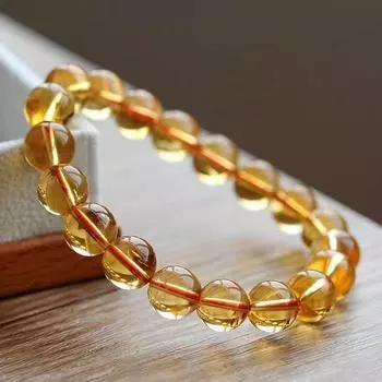 6/10 мм 20/30 шт. для изготовления ювелирных изделий Diy браслет ожерелье цитрины бусины ручная работа натуральный камень желтый кристалл аксессуары для бисероплетения нежные ювелирные изделия 6mm about 30pcs