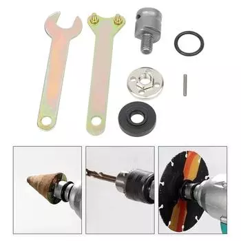 6/10 мм гаечный ключ, комплект шатунов, адаптеры, дисковая электрическая дрель для угловой шлифовальной машины, детали для ручной дрели, гаечные ключи с оправкой