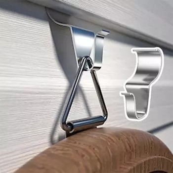 6/10 шт. крючки для винилового сайдинга из нержавеющей стали, не требующие отверстий, нержавеющие прочные зажимы, вешалка для домашнего использования, креативный крючок со скрытым швом, бесплатный пробойный крючок 6