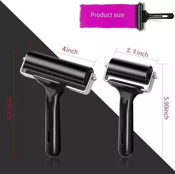 6/10 см валики Брейера для создания гравюр Инструмент Брейера Кисть для рисования Аппликатор чернил Инструмент для масляной живописи