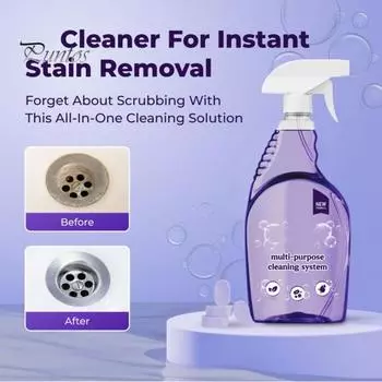 6/12/18/24 шт. Экологичное чистящее спрей-моющее средство «все в одном» для удаления пятен, многоцелевое чистящее средство с бутылкой 500 мл A