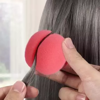 6/12/18/24 шт./компл. щипцы для завивки волос, губка, шарик, без нагрева, для женщин, для сна, на ночь, для ленивых девушек, для влажных и сухих коротких и длинных волос, инструменты для укладки 6pcs розовый