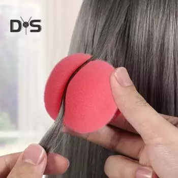 6/12/18/24 шт./компл. щипцы для завивки волос, губка, шарик, без нагрева, для женщин, для сна, на ночь, для ленивых девушек, для влажных и сухих коротких и длинных волос, инструменты для укладки 6pcs розовый