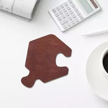 6/12/18 шт./комплект деревянная подставка-головоломка в виде цветка, устойчивая к ожогам, кухонная столешница, горячая кастрюля для напитков, кофейная кружка, держатель для чашки чая, украшение 6pcs