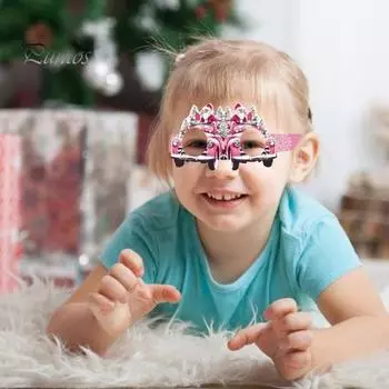 6/12/18 шт. рождественские очки праздничные бумажные оправы для очков костюмированные очки для рождественских вечеринок сувениры реквизит для фотобудки 6pcs A