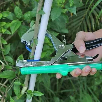 6/12/20 шт. ленты для подвязывания ветвей растений, инструменты для ручного подвязывания с 1 коробкой скоб для садовой машины для подвязывания овощей и фруктов, тейпер для деревьев