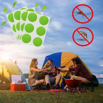 6/12/24/36/60/120 шт. пластыри от комаров, натуральные многоразовые персональные наклейки от насекомых 6Pcs=1 sticker