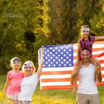 6/12/24 шт., бумажные очки ко Дню независимости, красные, синие, белые, в полоску со звездами, 4 июля, бумажные очки, очки с американским флагом, патриотические вечерние очки B 6pcs