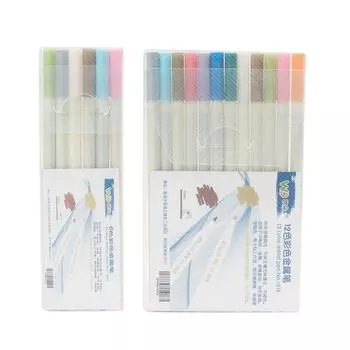 6/12 цветов вощеные цветные ручки DIY конверт цветные маркеры для металла керамика дерево 6Pcs