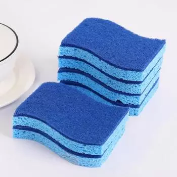 6/12 шт. губчатых тряпок S-образной формы, бытовая тряпка для уборки, универсальная кухонная, ванная, плита, чистящие губки 6pcs