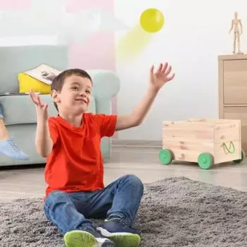 6/12 шт. светящийся липкий шарик, светящийся в темноте, настенный, потолочный, липкий шарик TPR, снятие тревоги, стресса 6pcs разноцветный