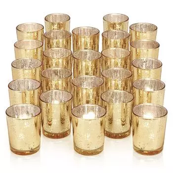 6/12 шт. золотые подсвечники для стола, ртутные стеклянные подсвечники золотой подсвечник для свадебных украшений для вечеринок set of 6