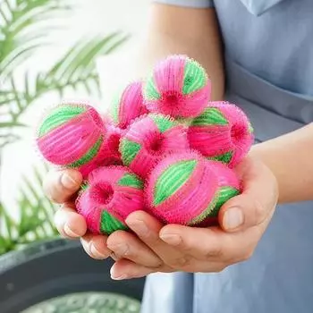 6/12 штук пушистых шариков для стирки, капсулы для смягчения ткани, плавающее средство для удаления волос, удаляет ворс с одежды, средства личной гигиены