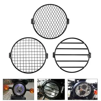 6.14 мотоциклетная фара сетка решетка Защитная крышка передней фары сетка решетка Защитная крышка для Honda Bobber Yamaha фара крышка