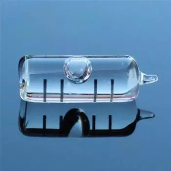 6*17 мм микроизгиб цилиндр мини уровень пузырьковый дуговой стеклянный пузырьковый дугообразный мини измеритель уровня воды 1 шт