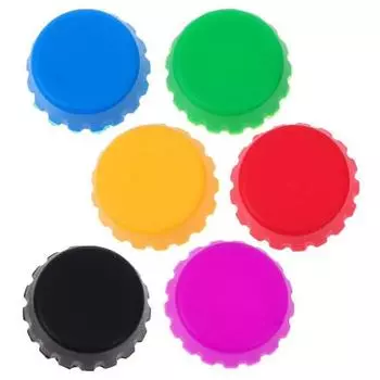 6/18/21 шт., силиконовая крышка для бутылки вина, герметичная, хорошая герметизация, пищевая многоразовая, легко моющаяся, многоразовая, безопасная для мытья в посудомоечной машине, крышка для пива 6pcs