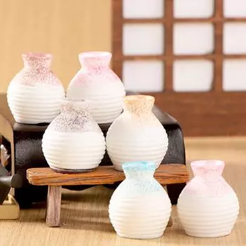 6/1 шт. Китайская ваза с тонким горлышком, миниатюрные фигурки, украшения для дома, поделки своими руками, садоводство, ландшафтный дизайн, декор, креативные небольшие подарки