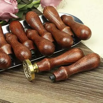 6-1 шт. палисандровое лакированное украшение для свадебного приглашения из цельного дерева с восковой печатью конверт для поделок на праздничную вечеринку