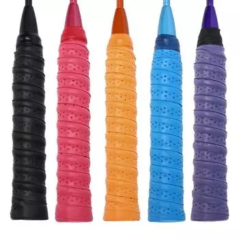 6/1 шт. теннисные накладки на ленты, спортивные ручки для ракеток для бадминтона, противоскользящая повязка на руль велосипеда, удочка, на рукоятке, повязка на пот чёрный