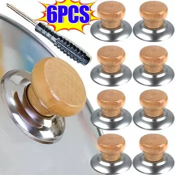 6/1 шт. универсальная ручка для крышки кастрюли, кухонная утварь, противожарная ручка, сменная крышка для кастрюли, ручки, крышки для кастрюль, кухонные принадлежности