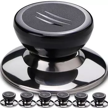 6/1 шт. Ручки для крышек кухонных кастрюль, сменные ручки для крышек, универсальные ручки для крышек кастрюль, устойчивые инструменты с отверткой