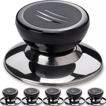 6/1pcs Kitchen Tools Replaceable Universal Pot Lid Handle Anti-Scalding Pot Lid Handle Pots Lid Head Kitchen Accessories Cap