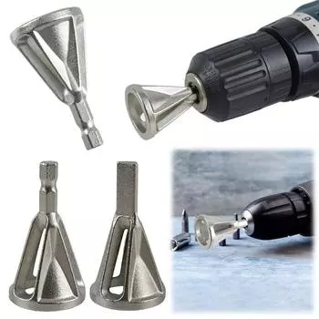 6-20 мм Инструмент для снятия заусенцев с внешней фаской Треугольная/шестигранная ручка Металлические сверла для снятия заусенцев Сверло для снятия заусенцев для болтов StyleA