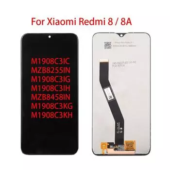 6,22 ЖК-экран для Xiaomi Redmi 8 8A ЖК-дисплей с сенсорным экраном и дигитайзером в сборе For Redmi 8 чёрный