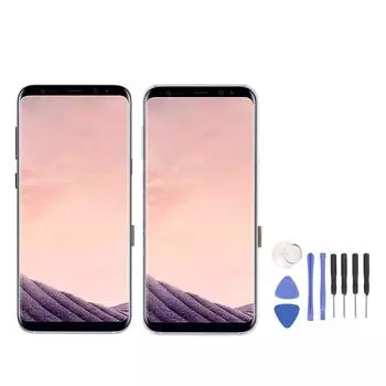 6.2-дюймовый экран телефона Замена для Galaxy S8 Plus G955U G955F G955A Телефон Сенсорный дисплей дигитайзер Re Black