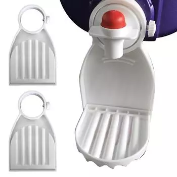 6/2 упаковка держатель для стакана для стирального порошка складной подстаканник для сбора капель моющего средства больше никаких утечек или беспорядка гаджет для прачечной для кондиционера 2pcs