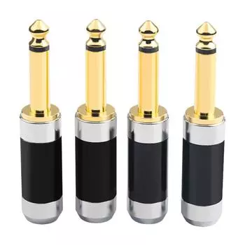 6,35 мм 6,5 мм разъем моно аудио штекер 6,35 мм моно штекер разъем под пайку