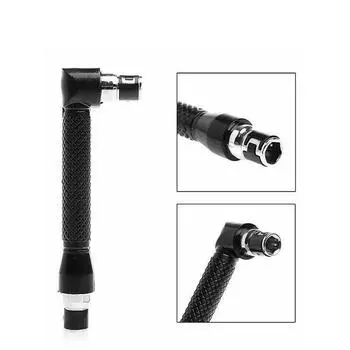 6,35 мм L-образная отвертка с двойной головкой, универсальный инструмент для обычных угловых инструментов, деревообрабатывающие инструменты чёрный