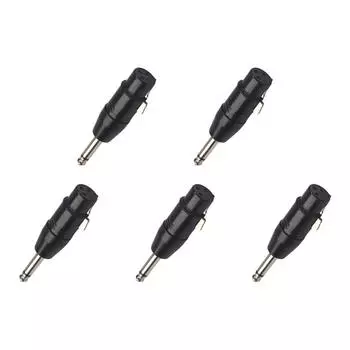 6,35 мм моно штекер в XLR 3pin гнездо конвертер аудио штекер адаптер разъем