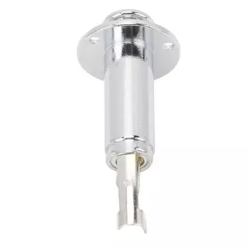 6,35 мм Моно выходной разъем для электрогитары, сплав латуни, высокая чувствительность, выход эквалайзера серебряный