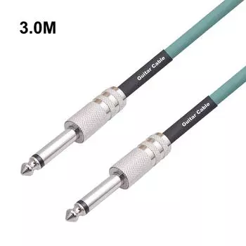 6,35 мм разъем аудиолинии папа-папа гитарный аудиокабель 1/1,8/3/5/10 м гитара бас клавиатура эффектор микрофон микшер акустическая линия 1m