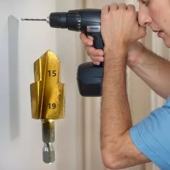 6,35 мм шестигранная ручка Ppr подъемное сверло водопроводная труба деревообрабатывающий развертка фаскосниматель 20/25/32 ступенчатая дрель ремонтный электроинструмент