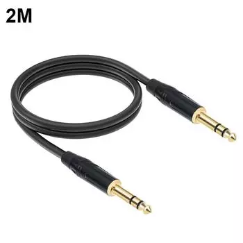 6,35 мм стерео разъем сбалансированный аудио кабель 1M 2M 3M 5M 10M соединительный кабель инструментальный кабель для электрогитары бас и т.д. 2M