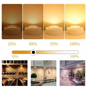 6/3/1pcs RGB Night Lights Remote Controlled Dimmable & Color-Changing Perfect For Bedrooms Closets Cabinets Bars And Hallways