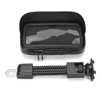 6.3 Bike Bicycle Mobile Phone Holder Stand Motorcycle Rearview mirror Mount Bag