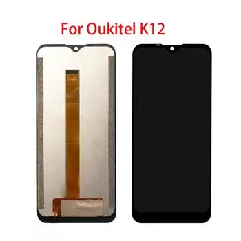 6,3-дюймовый ЖК-экран для OUKITEL K12, ЖК-дисплей, сенсорный экран, дигитайзер, сенсорная панель в сборе, запасная часть чёрный