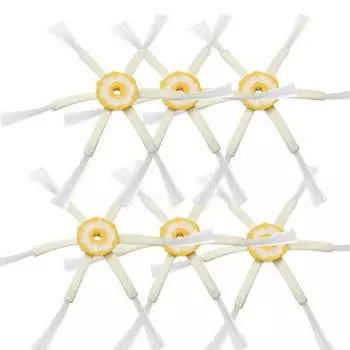 6/4/2/1 шт. боковые щетки для пылесоса iRobot Roomba серии 500/600/700 Roomba 560 630 760 510 530 540 550 570 610 620 630 650 660 680 1pc белый