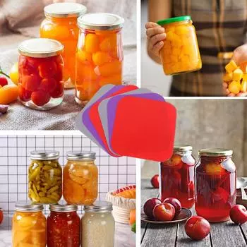 6/4 шт. резиновый коврик для открывания бутылок нескользящий силиконовый коврик для открывания бутылок твердый коврик для открывания Tablewa S2D1 Combination-6pcs