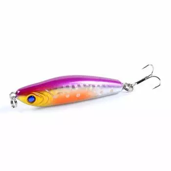 6.4cm/15.6g Pencil Minnow Artificial Biomimetic Bait Fishing Tackle Lure Bait Pike 1#